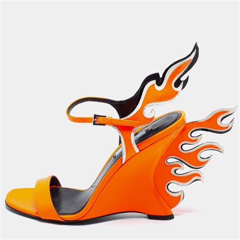 prada flame shoes buy|prada wedge sandals sale.